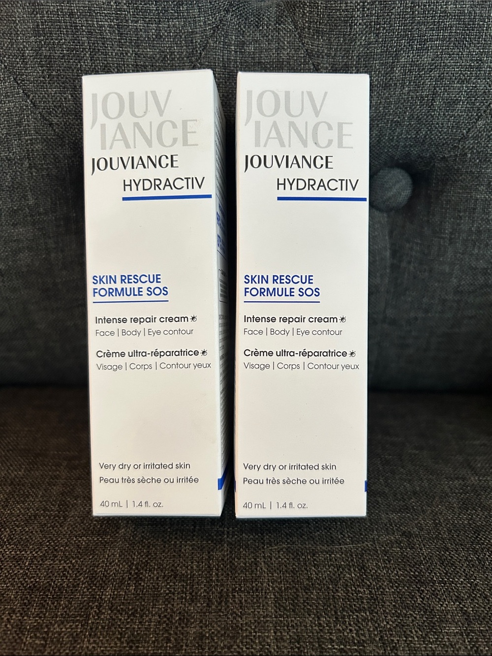 NEW 🆕 TWO Jouviance Hydractiv Skin Rescue Formula SOS Intense Repair Cream
